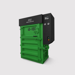 Carbon 48-VBXHD low-profile vertical cardboard baler, 48-inch, dark green
