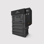Carbon 48-VBXHD low-profile vertical cardboard baler, 48-inch, dark grey