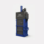 10-Ton Vertical Cardboard Baler — Dark Blue