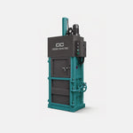 10-Ton Vertical Cardboard Baler — Teal