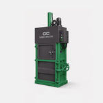 20-Ton Vertical Cardboard Baler — Dark Green