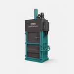 20-Ton Vertical Cardboard Baler — Teal