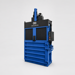 30-Ton Cardboard Baler — Light Blue