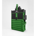 40-Ton Vertical Cardboard Baler — Dark Green