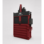 40-Ton Vertical Cardboard Baler — Red
