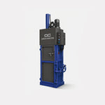 5-Ton Vertical Cardboard Baler — Dark Blue