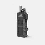 5-Ton Vertical Cardboard Baler — Dark Grey