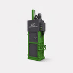 5-Ton Vertical Cardboard Baler — Light Green