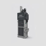 5-Ton Vertical Cardboard Baler — Light Grey