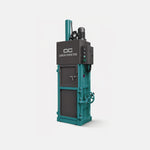 5-Ton Vertical Cardboard Baler — Teal
