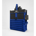 50-Ton Vertical Cardboard Baler — Dark Blue