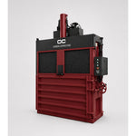 50-Ton Vertical Cardboard Baler — Red