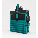 50-Ton Vertical Cardboard Baler — Teal