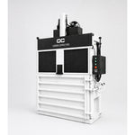 50-Ton Vertical Cardboard Baler — White