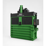 60-Ton Vertical Cardboard Baler — Dark Green