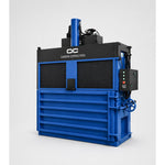 60-Ton Vertical Cardboard Baler — Light Blue