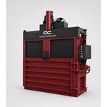 60-Ton Vertical Cardboard Baler — Red